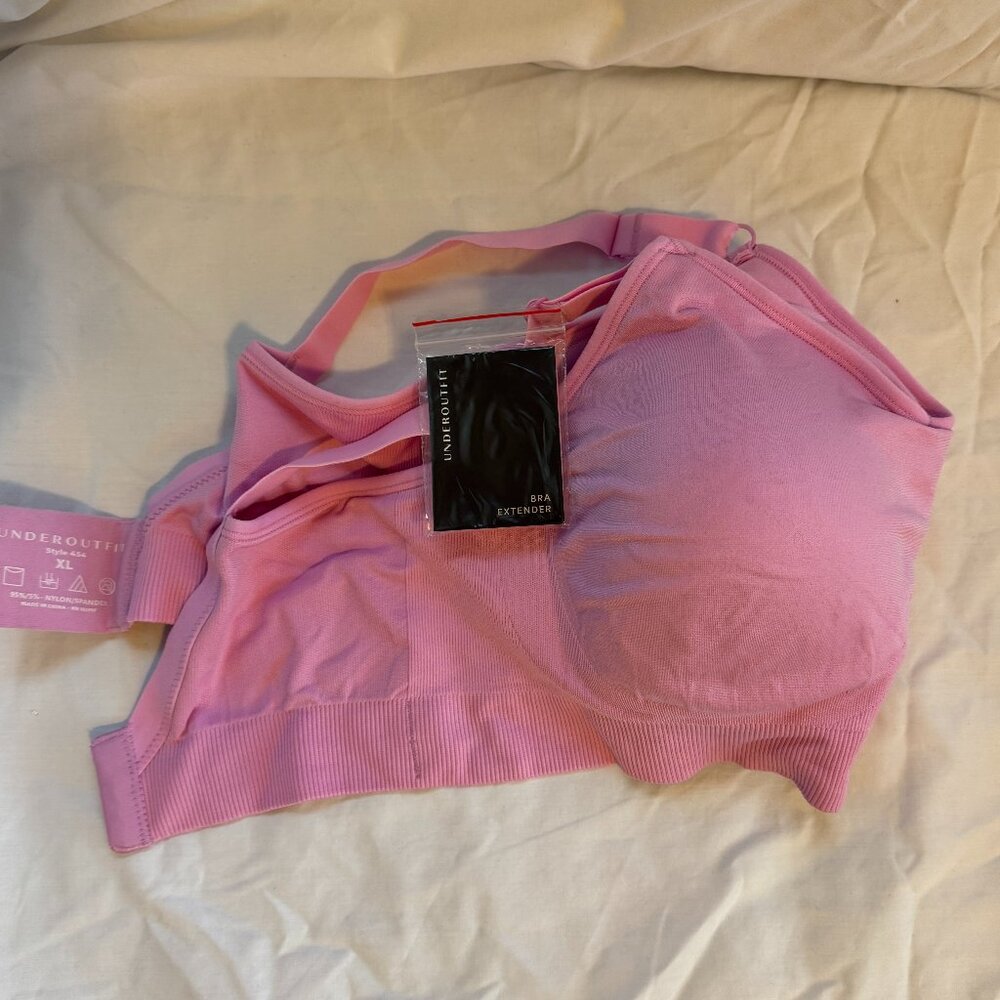UNDEROUTFIT XL PINK FULL COVERAGE COMFORT BRA